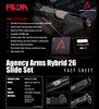 RWA Agency Arms Urban Combat 26 Slide Set for Marui G26 GBB series